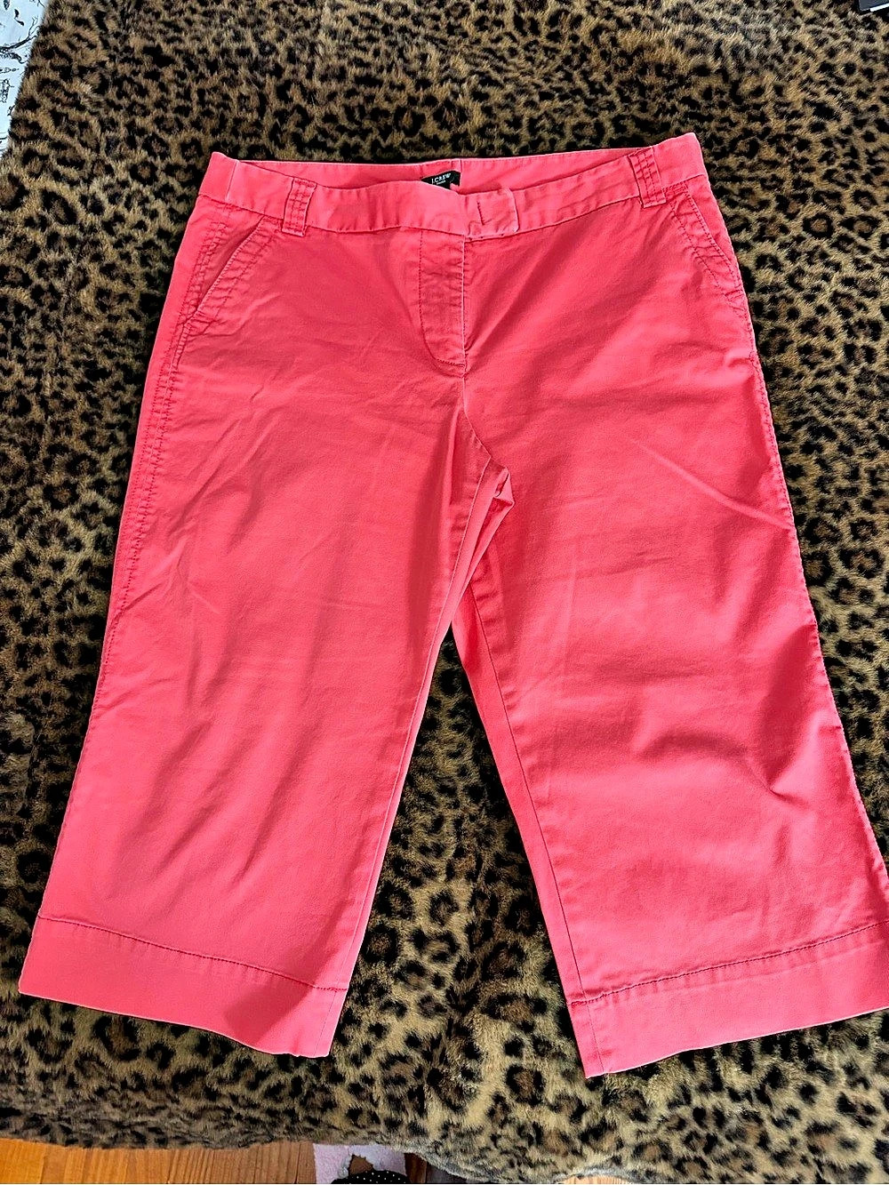 J.Crew Pink Capri Pants